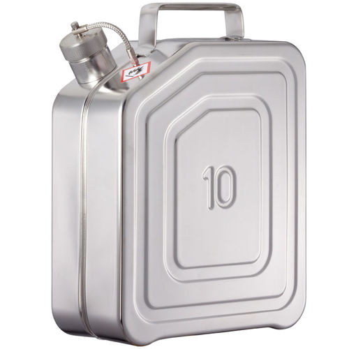 Jerrycan en acier inoxydable - S series - ALL SAFETY - rectangulaire