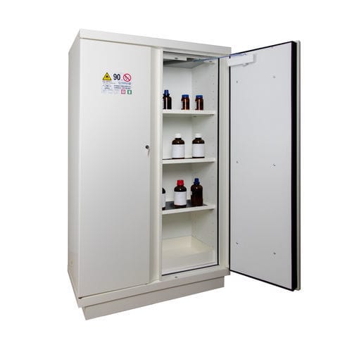 Armoire de stockage - 795+BE - ALL SAFETY - porte-batterie / au sol / à portes battantes