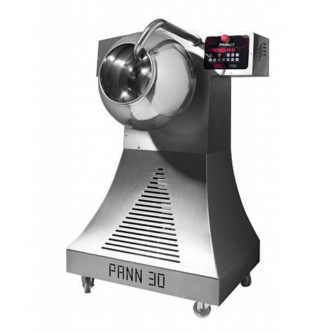 Machine d'enrobage de chocolat - PANN 30 - boscolo - pour l'agroalimentaire / pour dragées / en acier inoxydable
