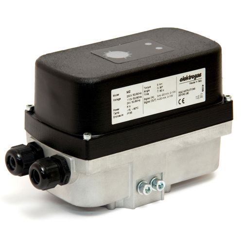 Actionneur de vanne servo-moteur - ELEKTROGAS MZ - Elettromeccanica Delta S.p.A. - motorisé / 90° / monophasé