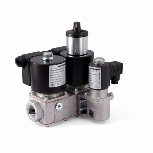 Électrovanne multiple - VMM - Elettromeccanica Delta S.p.A. - à commande directe / 2 voies / pour gaz