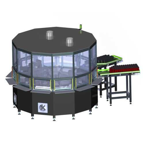 Machine d'impression à jet d'encre UV - KP series - Arojaxorfex - numérique / pour bouteilles / pour objets cylindriques