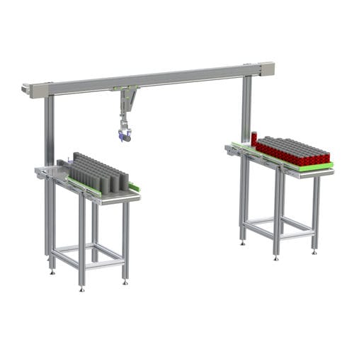 Système de chargement et déchargement pour bidons - Arojaxorfex - pour tubes / automatique