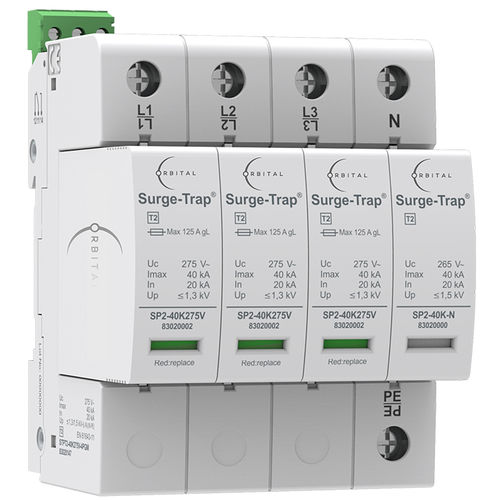 Parafoudre classe CEI 2 - OSPD-1A - Orbital Lightning Protection Technologies - classe CEI 3 / 2 pôles / sur rail DIN