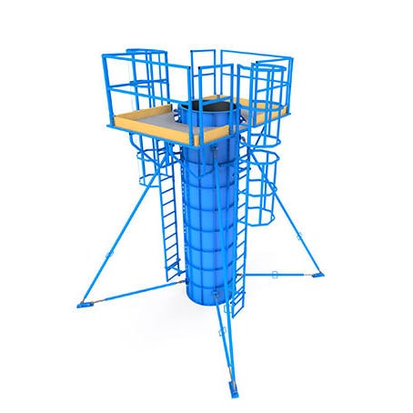 Système de coffrage modulaire - Modset - URTIM - de poteaux / en acier