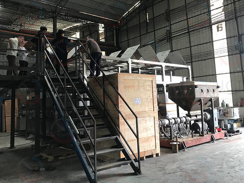 Ligne de production contrôlée par PLC - foshan jct machinery ltd - à écran tactile / avec mélangeur / pour doseur