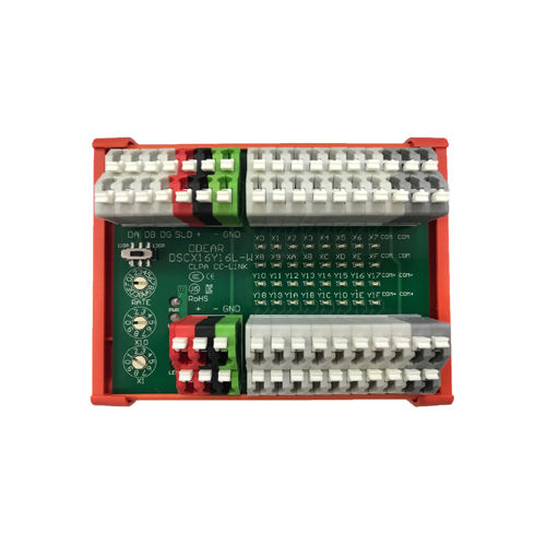 Bloc de jonction pour module E/S - DSCX16Y16L-W - JPC Connectivity - pour circuit imprimé / push-in / de puissance