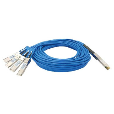 Harnais électrique en cuivre actif (ACC) - JPC Connectivity - QSFP-DD / Ethernet / type mini-breakout