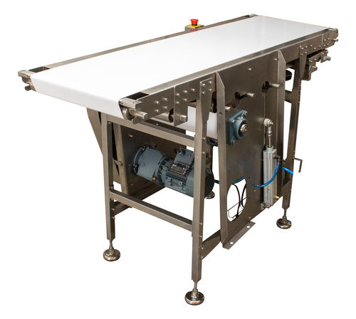 Convoyeur à bande - Oflaz Mechanics And Food Processing Equipment - horizontal / droit / à moteur électrique