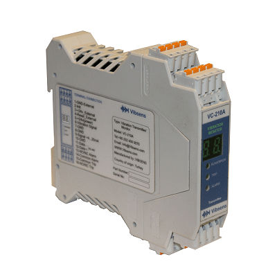 Transmetteur de vibrations pour surveillance continue - VC-210A - Vibsens - sismique / avec conditionneur de vibrations / avec commutateur de vibrations