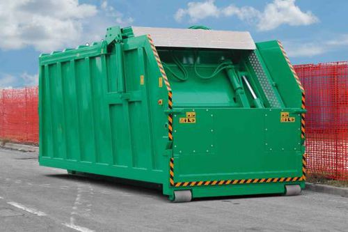 Compacteur de déchets stationnaire - TECNO COSTRUZIONI SRL - à chargement par le haut