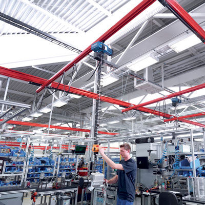Grue sur rail - KVK - Alexandria Crane Systems - pour chantier / de levage / de transport
