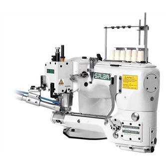 Machine à coudre à 4 aiguilles - SIRUBA D007R Series - H SEWING CO., LTD. - à 6 fils / de tissus / fixe