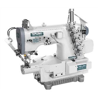 Machine à coudre point noué - SIRUBA S007K/KD Series - H SEWING CO., LTD. - à point de recouvrement / à trois aiguilles / de tissus