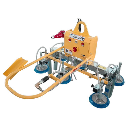 Palonnier à ventouse en H - BLA500-6-T - Herolift - pour tôle / pour container / pour fûts