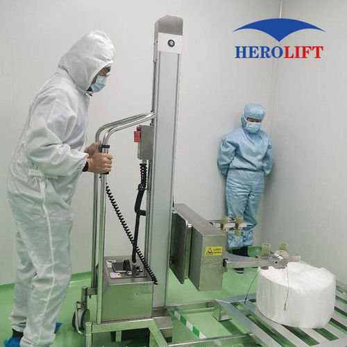 Gerbeur électrique - CT140SE - Herolift - à conducteur accompagnant / pour manutention de bobines / pour fûts