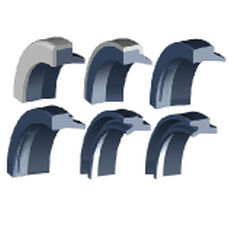Joint racleur - CHROMEX - en NBR / en PU / pour flexible