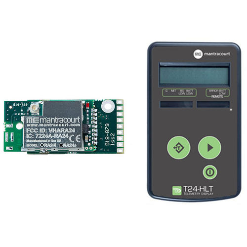 Tensiomètre pour câble déroulant - T24 series - Mantracourt Electronics Ltd - portable / sans fil