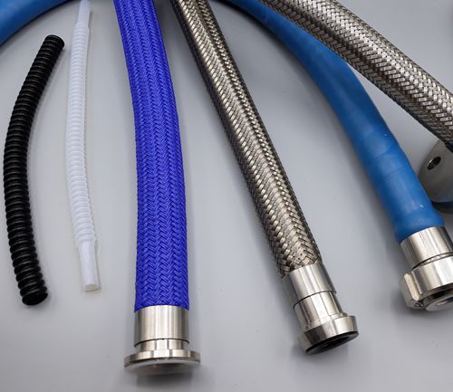 Tuyau flexible pour produits chimiques - PH1SS-03 - CIMAKA International GmbH - pour produits alimentaires / pour le chlore / en PTFE