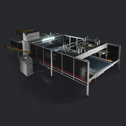 Machine de conditionnement automatique - M-2200 + - MERT MACHINERY - pour matelas / avec convoyeur