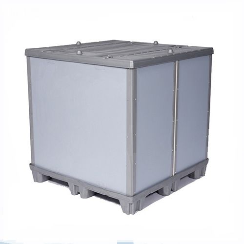 Caisse-palette en HDPE - KT-FB1210 - Qingdao King Tai Plastic Industry Co.,Ltd - de stockage / de transport / avec couvercle