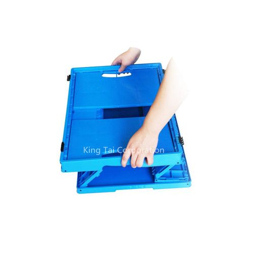 Caisse en polypropylène - KT-FC230 - Qingdao King Tai Plastic Industry Co.,Ltd - de stockage / avec couvercle / pliable