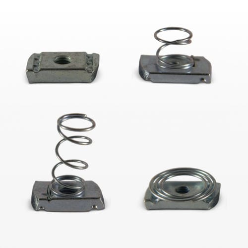 Écrou carré - BTS Befestigungselemente-Technik GmbH - en acier / en inox / fileté