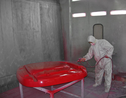Cabine de peinture à circuit fermé - Elsisan - pour pièces détachées / à rideau d'eau