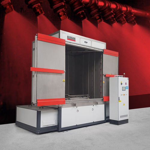 Machine de lavage par aspersion - YKM series - Elsisan - par rotation / agitation / automatique / industrielle