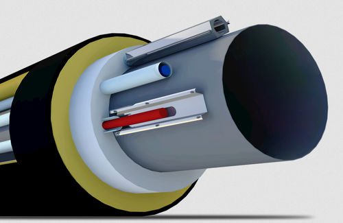 Tuyau rigide pour produits chimiques - TRACE-THERM™ - PERMA PIPE - pour gaz / pour huile / pré-isolé