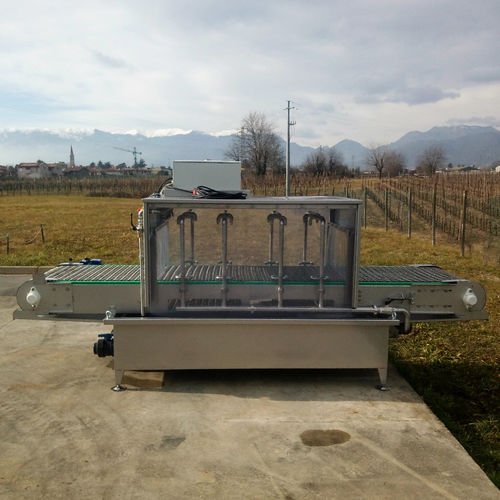 Tunnel de lavage alimentaire pour fruits - TLO - Favrin S.r.l. - pour légumes / automatique / à bande