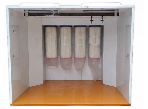 Cabine de poudrage pour pièces détachées - XMF series - SELLERPRO COMPANY - pour équipements lourds / filtre à cartouche