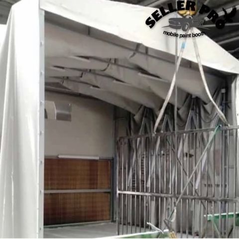 Cabine de peinture ouverte - RETRA-FLEX - SELLERPRO COMPANY - pour véhicules / à filtre / automatique