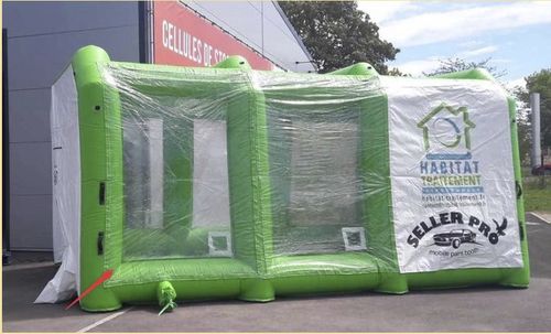 Cabine de sablage à pression - AERO 2 - SELLERPRO COMPANY - automatique / gonflable / pour l'industrie automobile