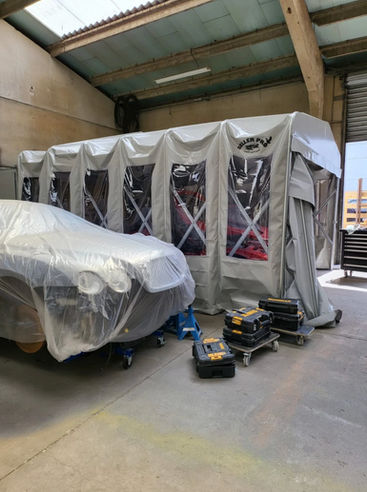 Cabine de peinture à circuit fermé - ETRA-FLEX 2 - SELLERPRO COMPANY - pour véhicules / pour la construction métallique / à filtre au charbon actif