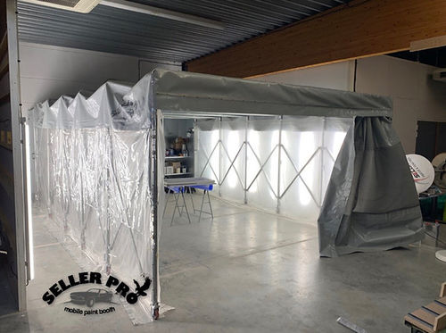 Cabine de peinture à circuit fermé - RETRA-FLEX 3 - SELLERPRO COMPANY - pour véhicules / à filtre / automatique