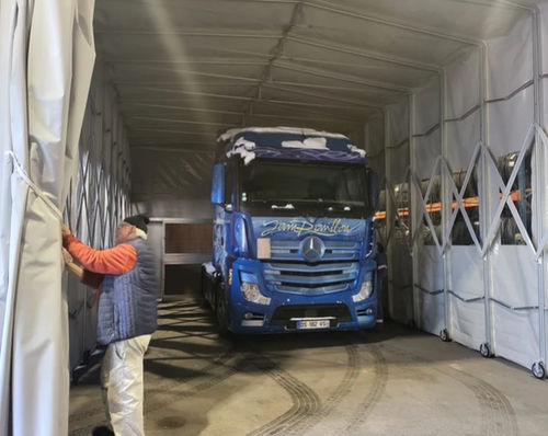 Cabine de peinture à circuit fermé - RETRA-FLEX PL - SELLERPRO COMPANY - pour poids lourds
