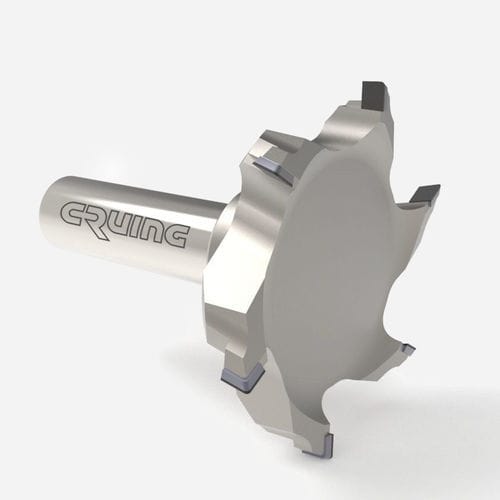 Fraise monobloc - AES8 series - Cruing Italy srl - à fileter / pour bois / à queue cylindrique