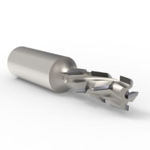 Fraise à plaquettes - MACH 2 AES0 - Cruing Italy srl - PCD / à queue cylindrique / pour machine CNC
