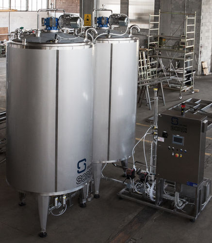 Cuve de maturation - Sordi SRL - de yaourt / cylindrique / verticale