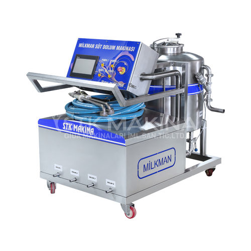 Remplisseuse pour produits laitiers - STK Makina - pour l'industrie agroalimentaire / électromagnétique / contrôlée par PLC