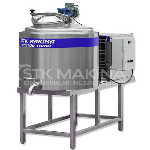 Cuve de production - STK Makina - pour le lait / verticale