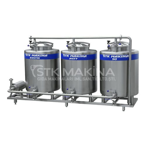Cuve de stockage - STK Makina - pour le nettoyage / de nettoyage / pour acides et bases