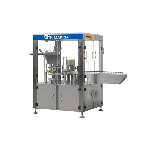 Remplisseuse de pots - STK Makina - pour produits laitiers / pour l'industrie agroalimentaire
