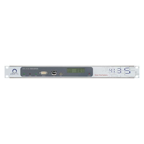 Serveur de temps de haute précision - DTS 4135 - MOBATIME Swiss Time Systems - NTP / GPS / 24 Vcc