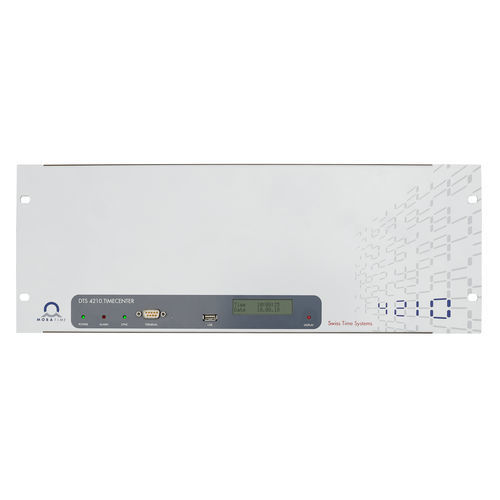 Serveur de temps Grandmaster - DTS 4210  - MOBATIME Swiss Time Systems - NTP / PTP / IEEE1588