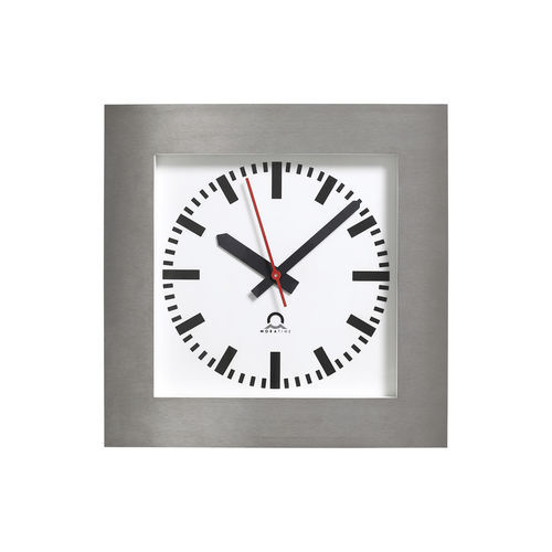 Horloge synchronisée - SLH-OP - MOBATIME Swiss Time Systems - d'intérieur / boîtier en acier inoxydable / NTP