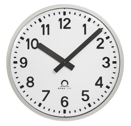 Horloge haute visibilité - METROLINE - MOBATIME Swiss Time Systems - synchronisée / GPS / radio DCF77