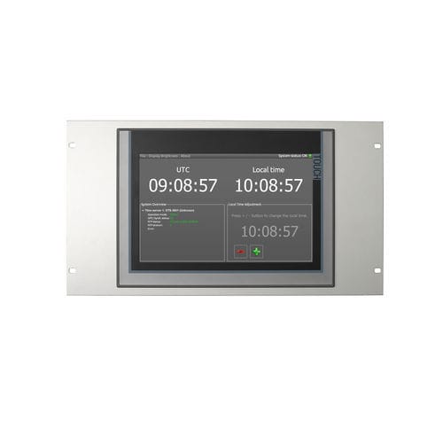 Panneau de contrôle d'heure du navire - STC - MOBATIME Swiss Time Systems - à écran tactile