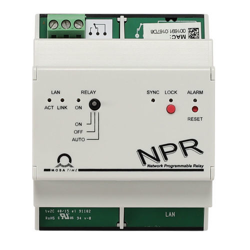 Relais programmable sur réseau - NPR - MOBATIME Swiss Time Systems - NTP